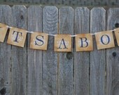 Baby Banner - Its A Boy- Vintage Inspired