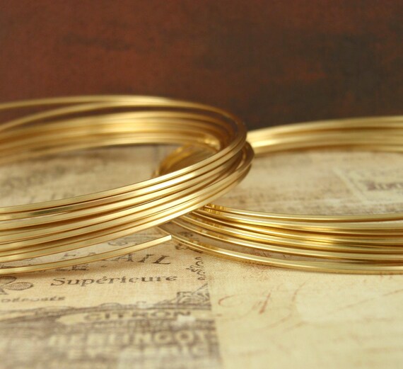 SALE Premium Non Tarnish Brass Wire SQUARE by UnkamenSupplies