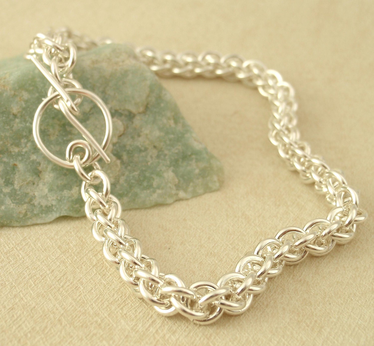 Chainmail Bracelet Kit - Intermediate - Sterling Silver Jens Pind Weave