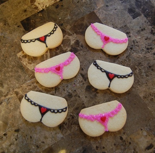 G-String Hand Decorated Sugar Cookies - 1 Dozen