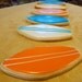 Surfboard Hand Decorated Sugar Cookies - 1 Dozen
