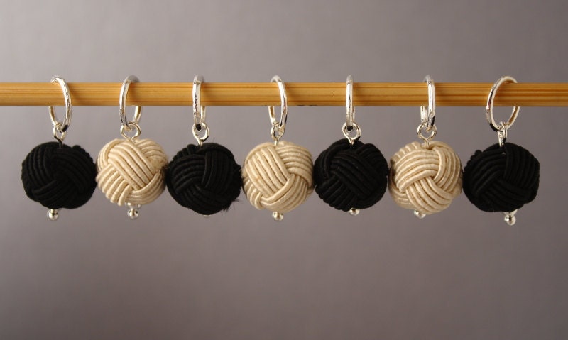 Little Balls of Wool (Set D) Stitch Markers for Knitting
