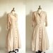 1940s Pink Champagne Silk Dupioni Dress