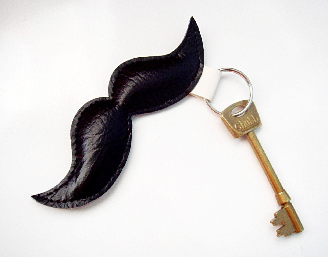 Moustache Keyrings