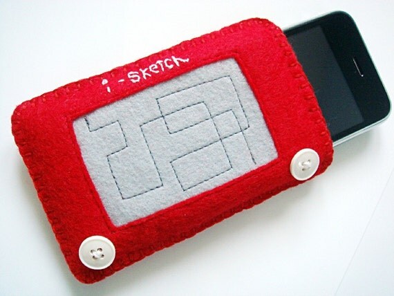 Etch a Sketch iPhone Cozy