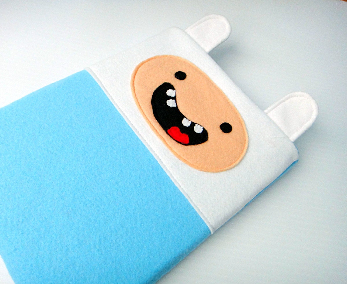 Felt iPad Sleeve / Case - Finn Adventure Time