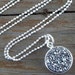 Sterling Silver Druzy Necklace