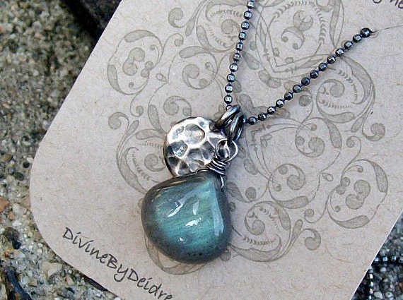 Talia Necklace...Labradorite and Silver