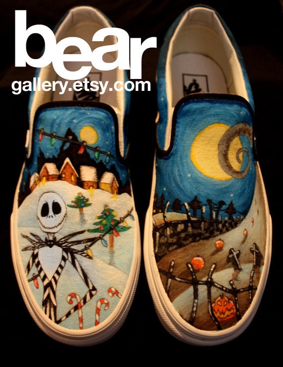 Custom Vans - Nightmare Before Christmas Vans