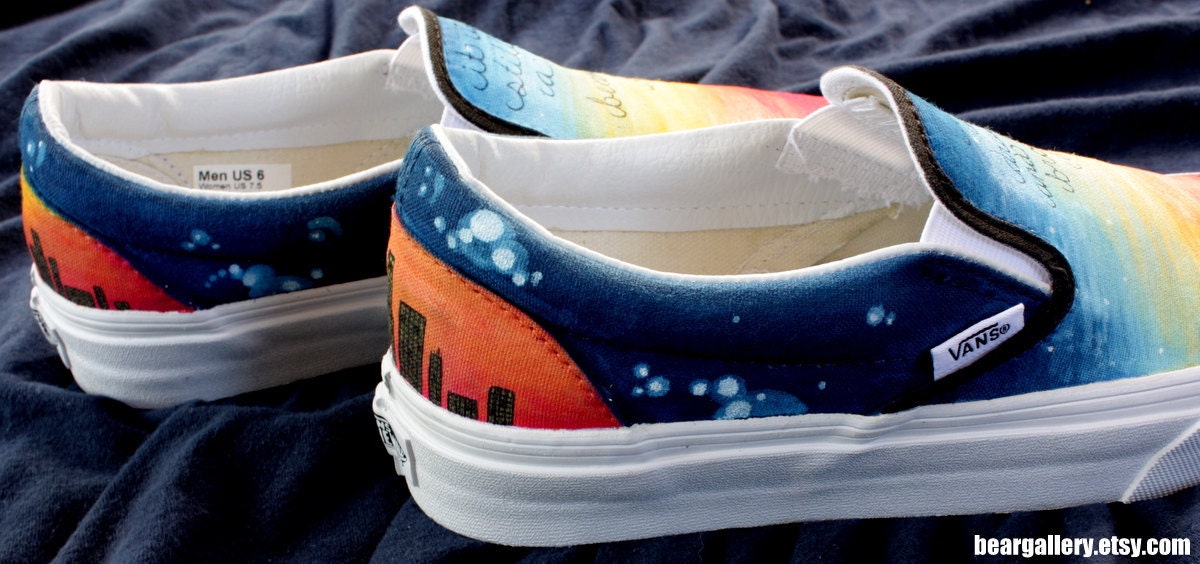Custom Vans-- City Scape Chicago