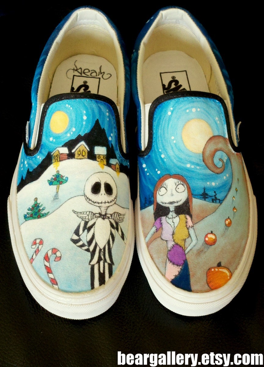 Custom Vans- Nightmare Before Christmas
