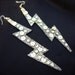Lightning Strikes Twice Eco Felt Earrings in GOLD