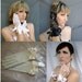 Black/White/Pink/Ivory Lacy Lace Gloves with Satin Ribbon Customize MADE TO ORDER