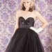 Black Tulle Tutu Skirt Tea Length with Black Satin Sash Custom Size Made to Measure