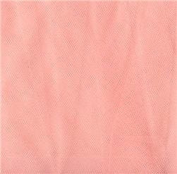 Peach Tulle Tutu Tea Length Skirt with Ivory Satin Sash Made to Measure Ballet Retro