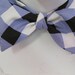 Men's Bow Tie- Purple Check Classic