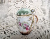 Chocolate and Pearls Pincushion