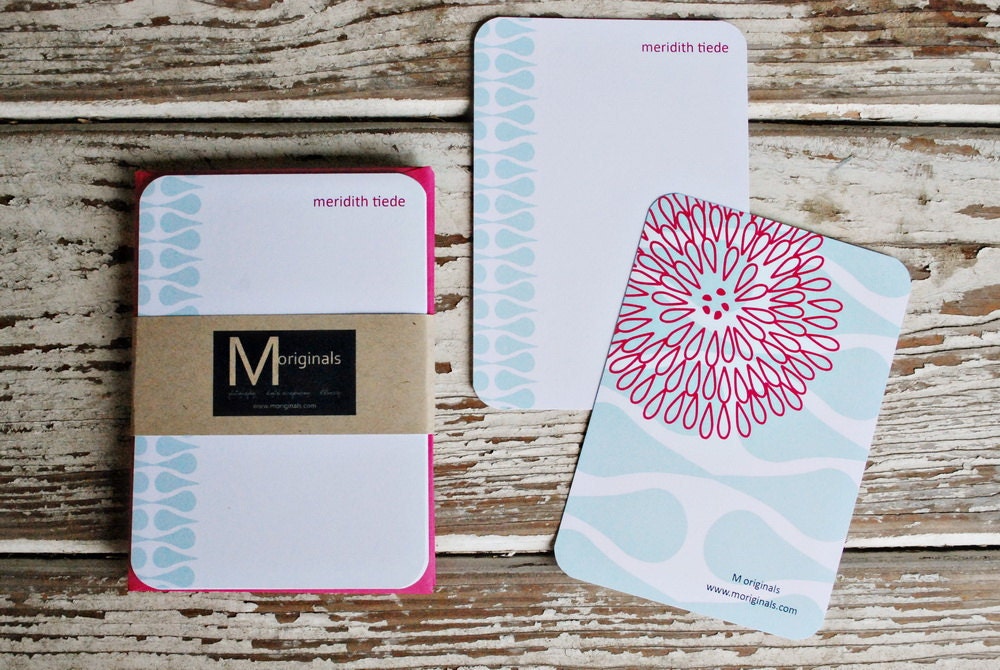 Personalized Notecards - Set of 8 - Heidi Notes