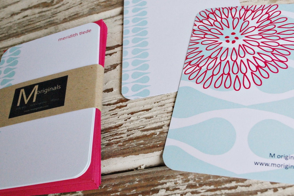 Personalized Notecards - Set of 8 - Heidi Notes
