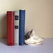 SALE Vintage Collection Trio of Red White and Blue Books