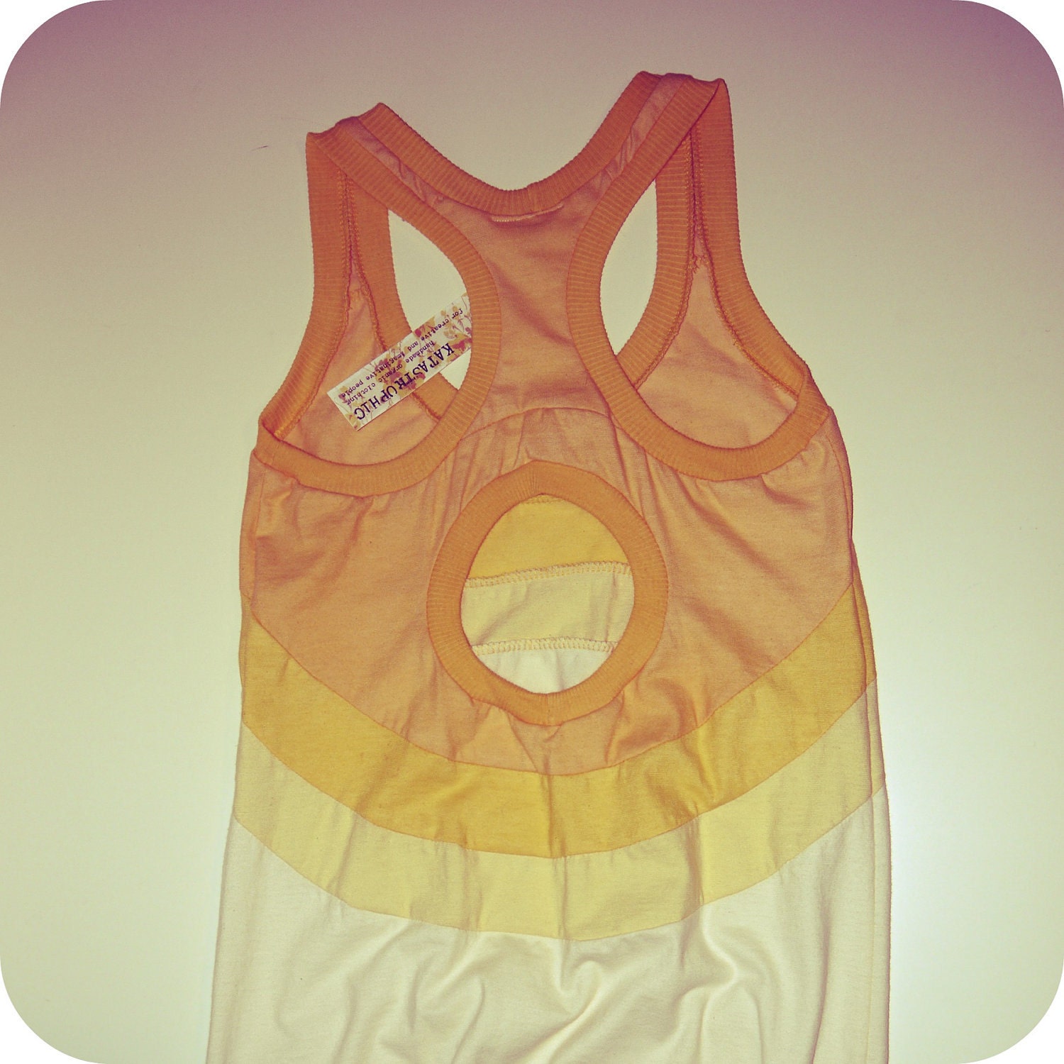 rESERVED for Beth Ann Rainbow Bubble dress in organic cotton
