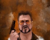 Big Lebowski "Walter" print 12x18

