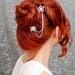 Shooting stars - rhinestone star hair picks