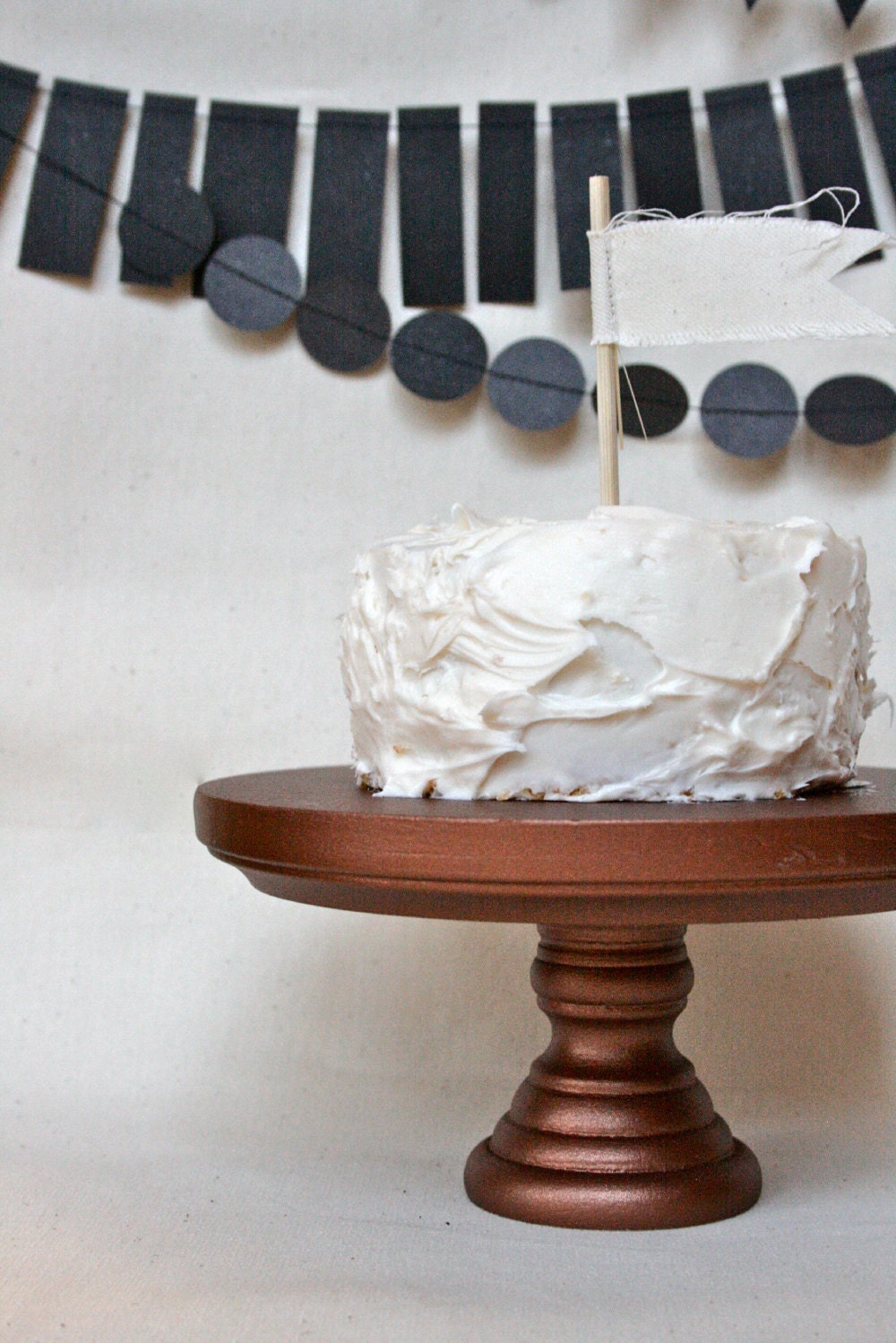 Copper Cake Stand. Small/Short Size