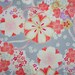 Sakura Cherry Blossom Light Gray Japanese Cotton Fat Quarter