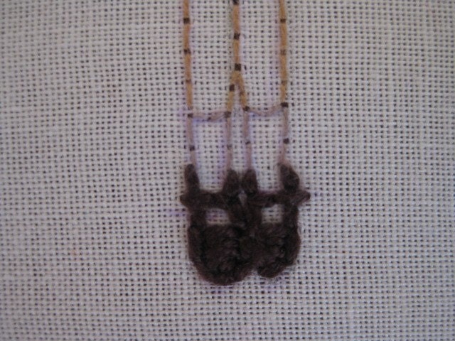 Cherry on the tree swing - Embroidery pattern PDF