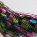 Confetti rocking multistrand fiber necklace