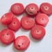 10 Red Coral Discs