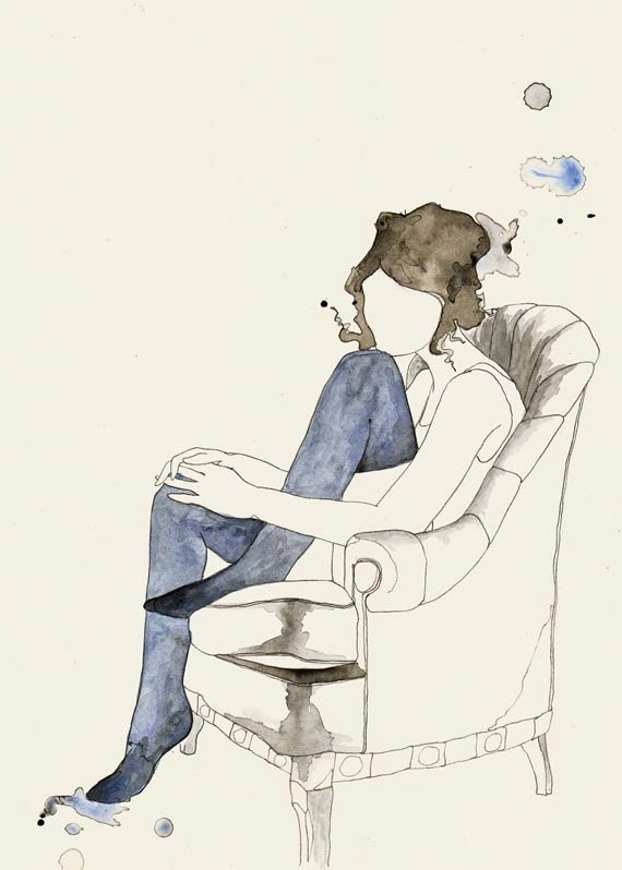 Girl In Chair 2 5x7