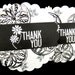 Thank You Embossed Design on Scalloped Round Cards with Matching Envelopes - 5" - QTY 1