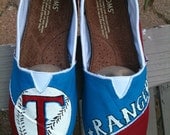 send me any canvas shoe-Team Spirit-hand painted on TOMS shoes-made to order