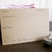 Kraft Paper Recipe Cards - Rustic Farmhouse Bowl Set of 6 - As Seen on Food Network Blog