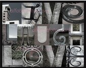 Alphabet Letter Photography Home Decor Wall Art- Live Laugh Love in 11x14