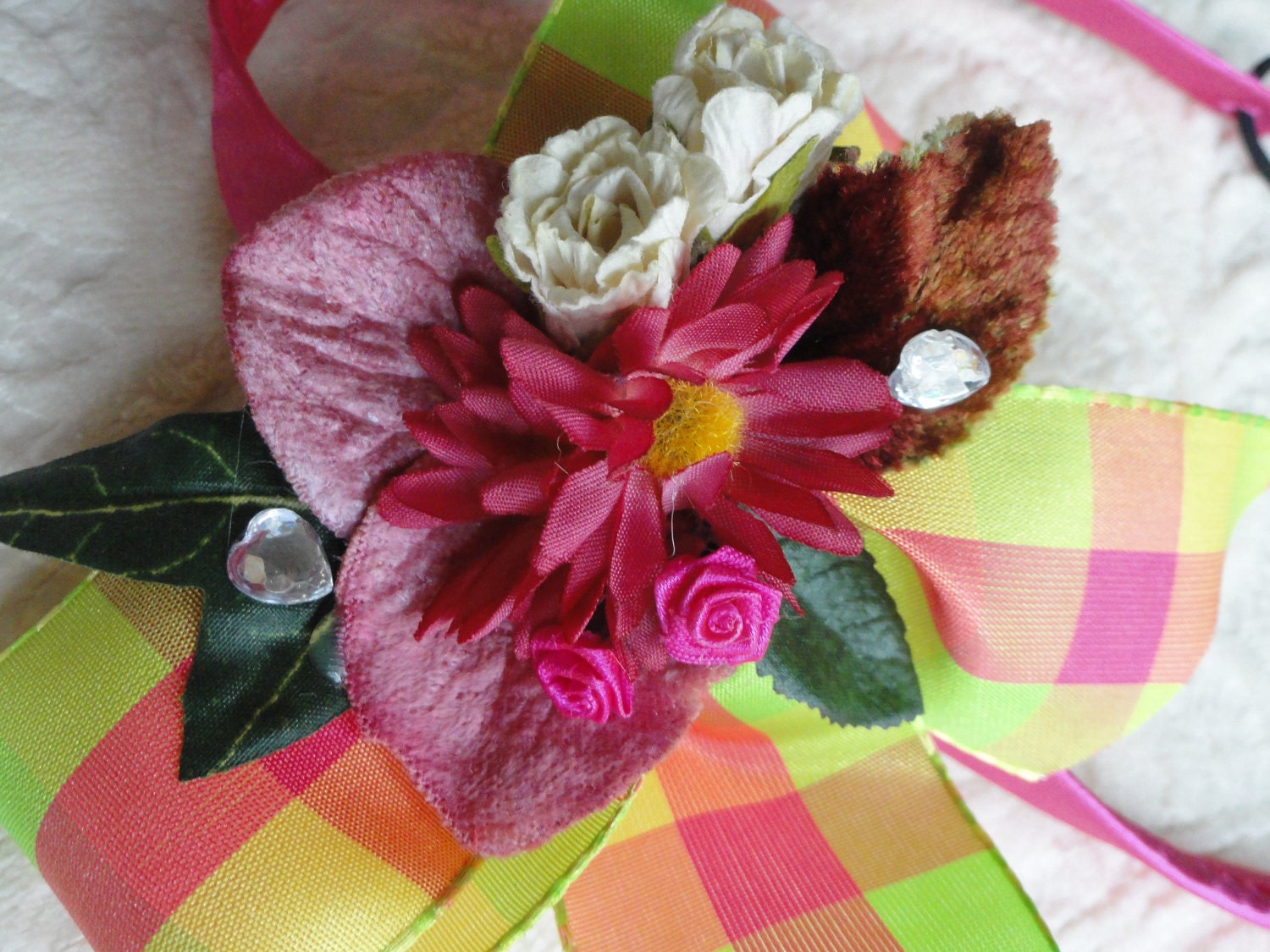 Hand made, head piece, headband, bridal flowers for girls or women