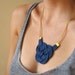 Blue Leather Knot - Noeud de cuir bleu