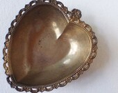 vintage fisher sterling silver heart dish