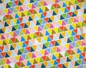 triangles - original fabric - fat quarter - triangle fabric - geometric fabric