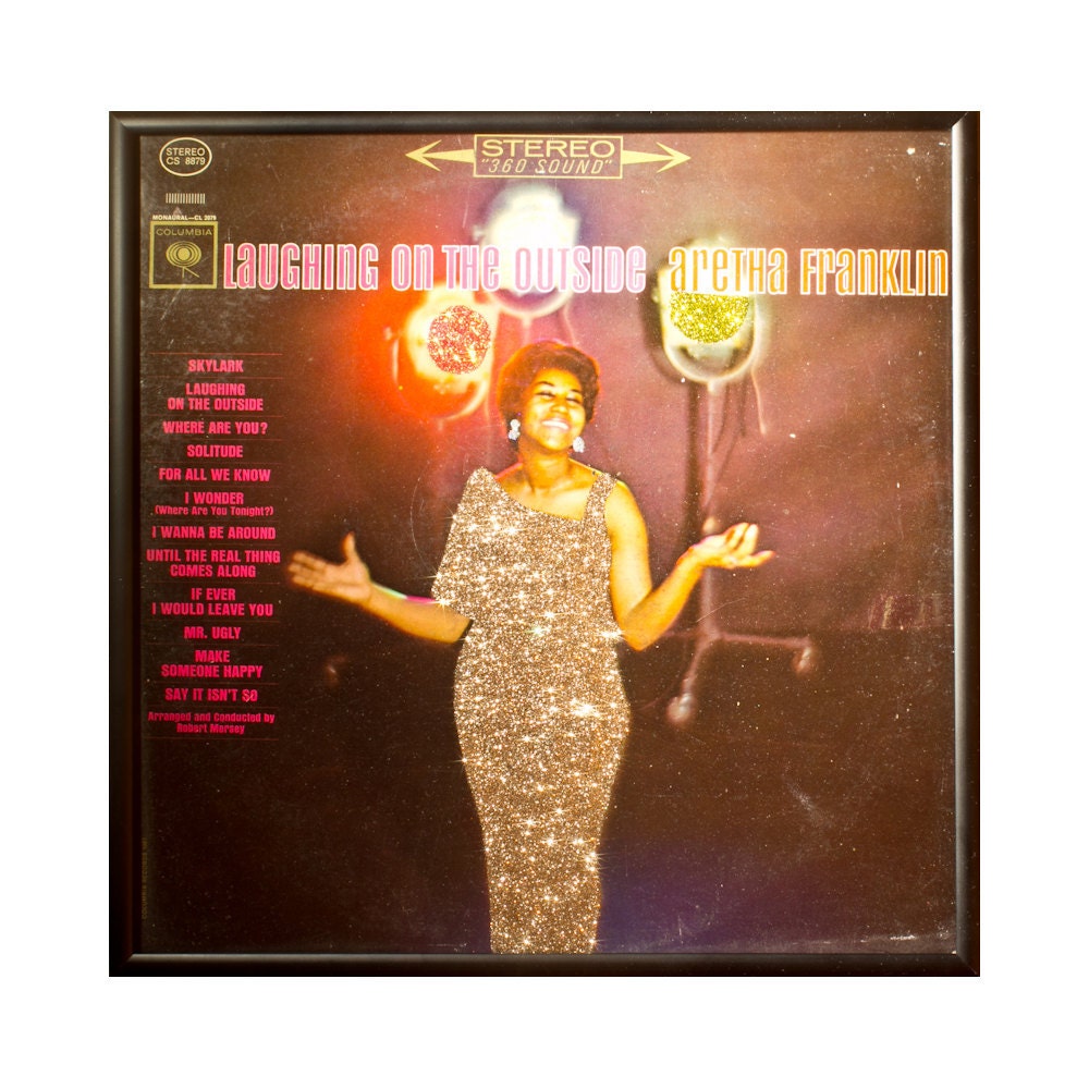 Glittered Aretha Franklin Laughing on the Outside Album