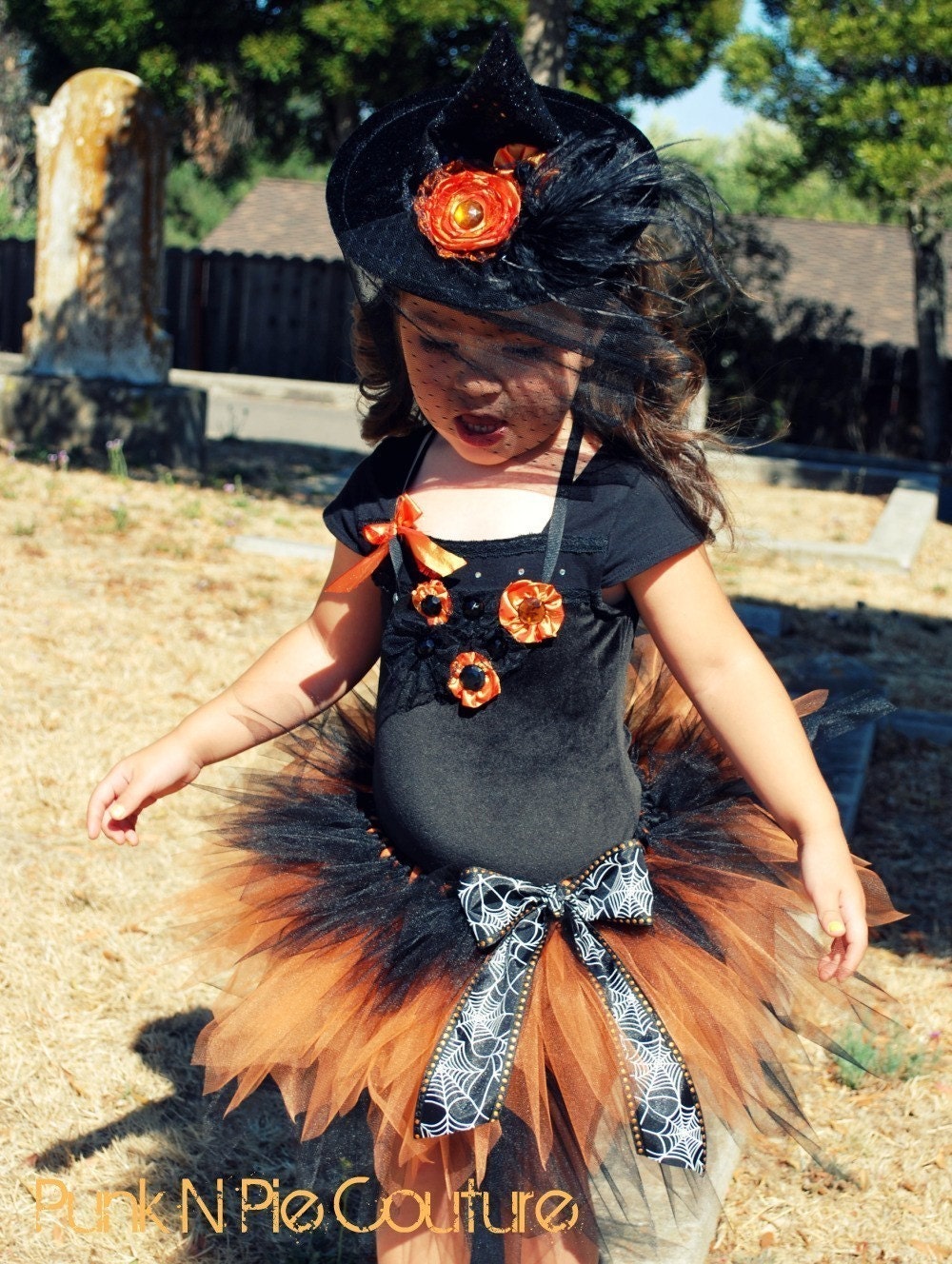 Coco The Couture Witch Halloween Costume 4 pc. set  Customize with your own colors.