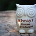 Owl decor "always kiss me good night"