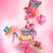 Giant 2 ft Alice Mad Hatter Tea Party Tea Pot Top Hat Centerpiece Wonderland Party prop