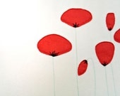 Poppy Sleep Sack for Eco-Friendly Girls, 100% GOTS Certified Organic Cotton, Organic Baby Sleeping Bag, Red Poppies
