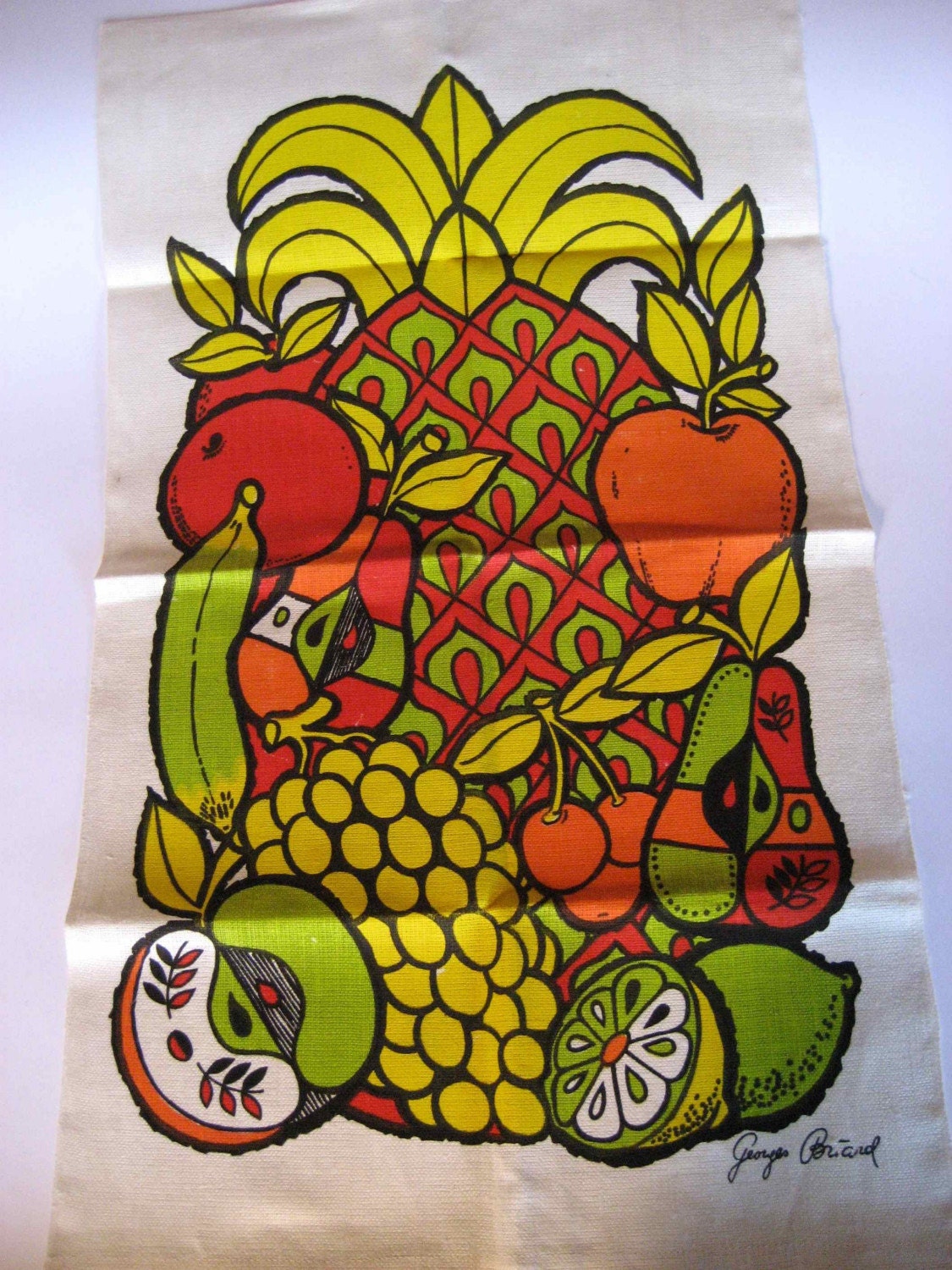 Georges Briard Fruit Towel