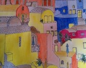 Santorini Original Painting