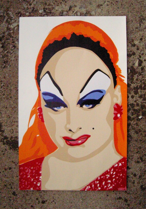 Divine Divine - Original Silkscreen Print 25x15