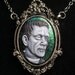 Frankenstein Monster Painted Cameo B&W eddition
